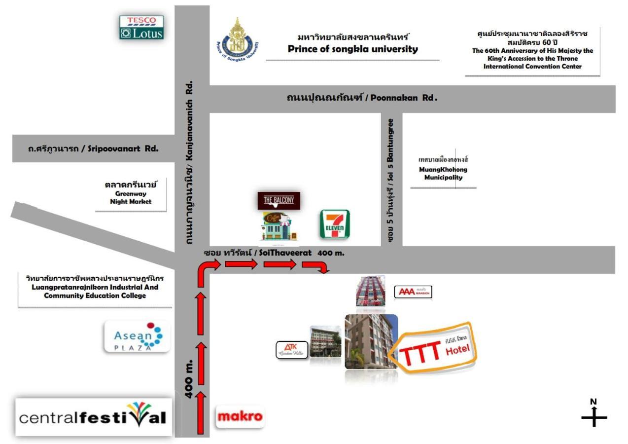 Ttt Hotel Hat Yai Zewnętrze zdjęcie